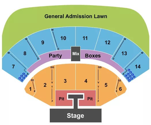 OLD DOMINION Seating Map Seating Chart