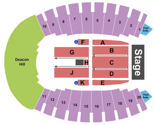 BILLY JOEL Seating Map Seating Chart