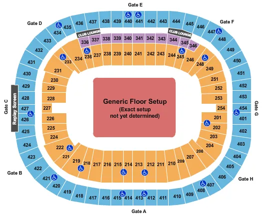 GENERIC FLOOR Seating Map Seating Chart