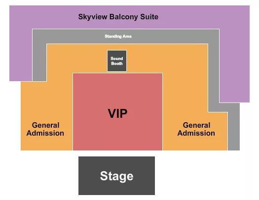 ENDSTAGE Seating Map Seating Chart