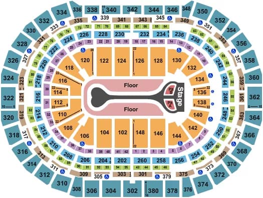 BENSON BOONE Seating Map Seating Chart