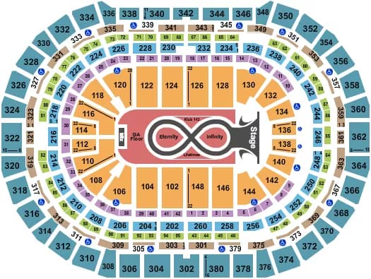 KATY PERRY Seating Map Seating Chart
