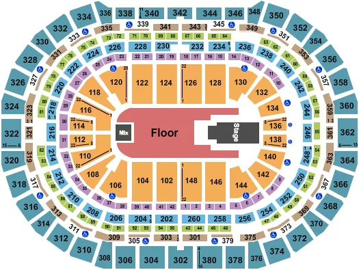 PLAYBOI CARTI Seating Map Seating Chart
