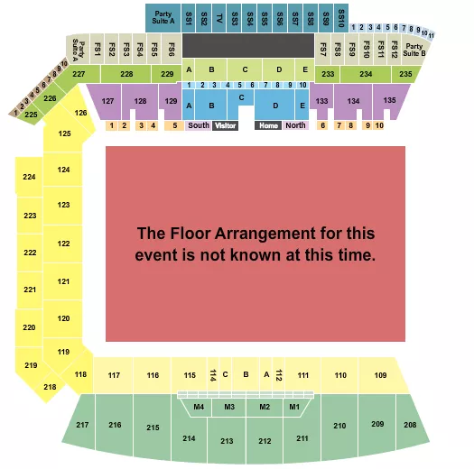 GENERIC FIELD Seating Map Seating Chart