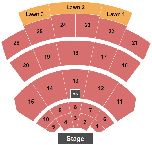 ENDSTAGE 2 Seating Map Seating Chart