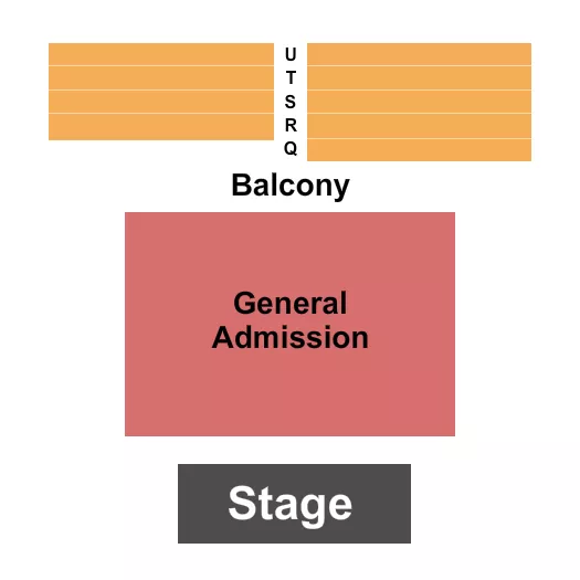 ENDSTAGE GA Seating Map Seating Chart
