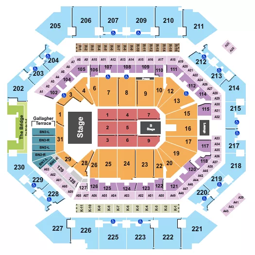 RAWAYANA Seating Map Seating Chart