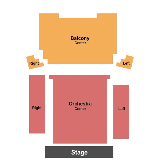 ENDSTAGE Seating Map Seating Chart