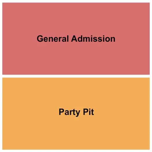 GA PARTY PIT Seating Map Seating Chart
