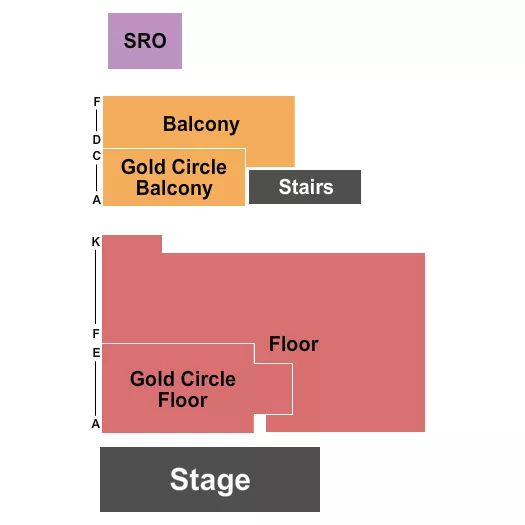ENDSTAGE 3 Seating Map Seating Chart