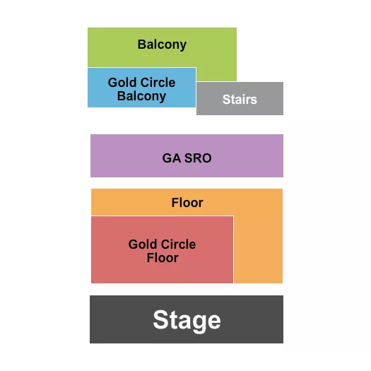 ENDSTAGE 4 Seating Map Seating Chart