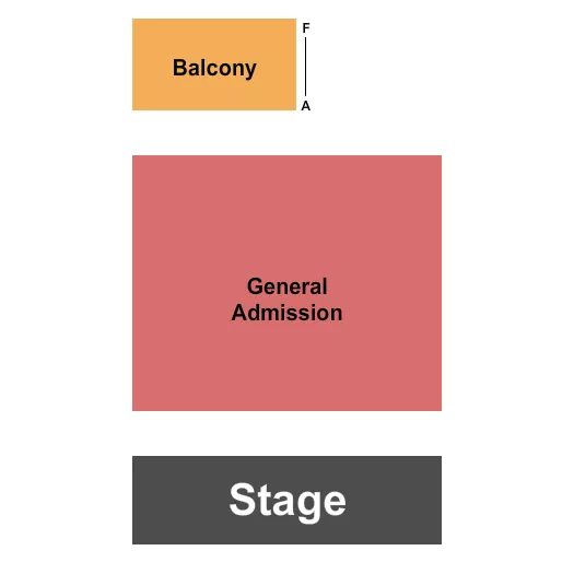 GA BALCONY Seating Map Seating Chart