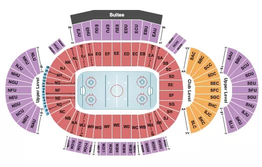 HOCKEY Seating Map Seating Chart