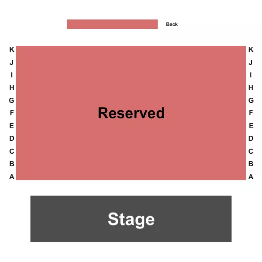 ENDSTAGE Seating Map Seating Chart