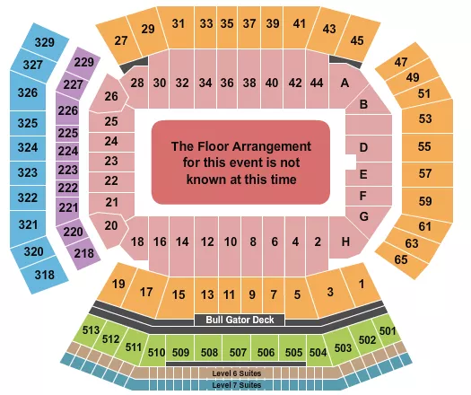 GENERIC FLOOR Seating Map Seating Chart