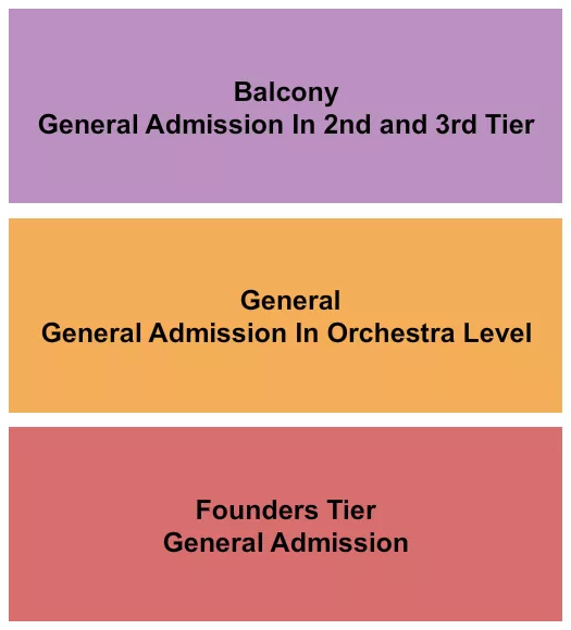 BENAROYA HALL S MARK TAPER FOUNDATION AUDITORIUM GA BY LEVEL Seating Map Seating Chart