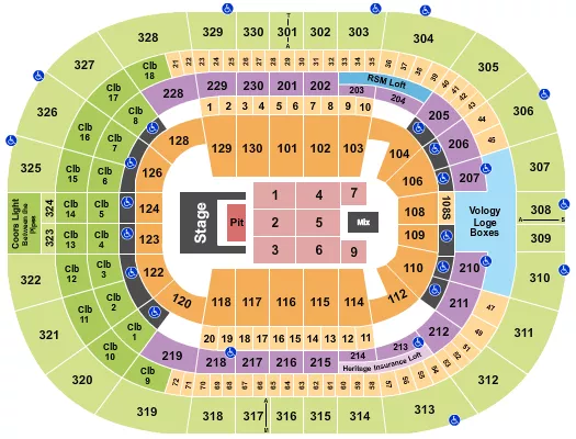 DOJA CAT Seating Map Seating Chart