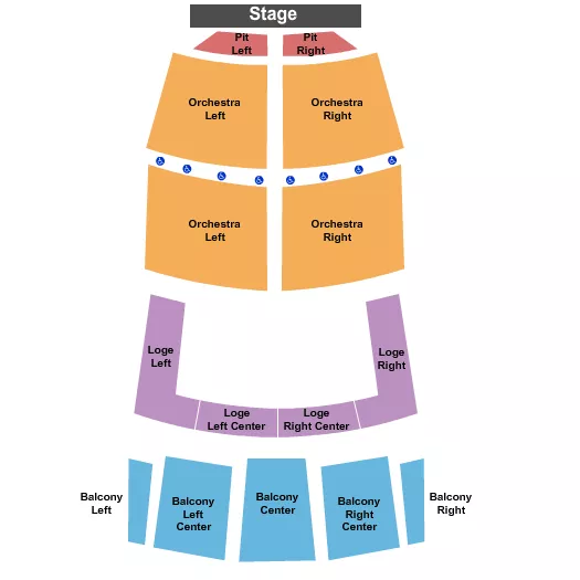 ENDSTAGE Seating Map Seating Chart