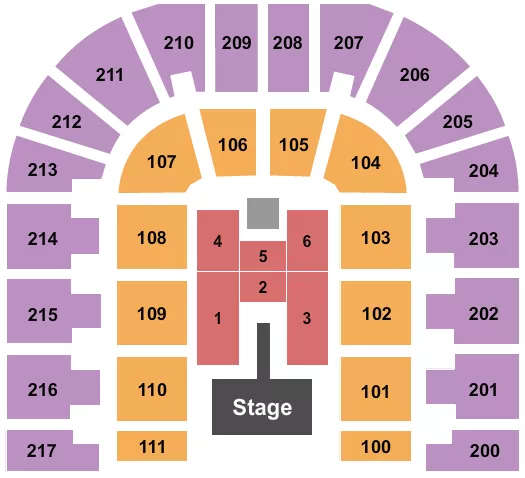 ROMEO SANTOS Seating Map Seating Chart