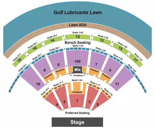 ENDSTAGE 2 Seating Map Seating Chart