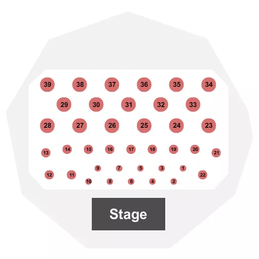 ENDSTAGE TABLES Seating Map Seating Chart
