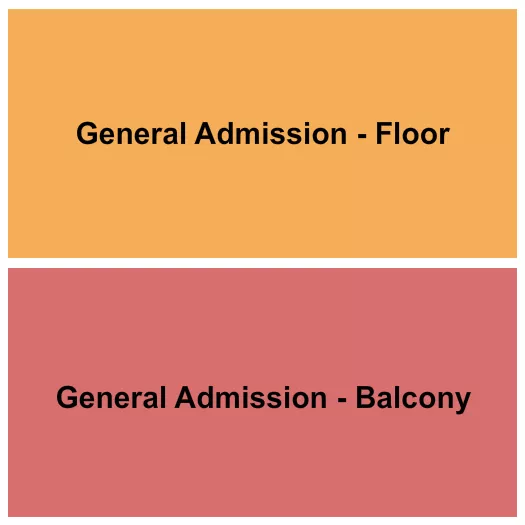 GA FLOOR GA BALCONY Seating Map Seating Chart