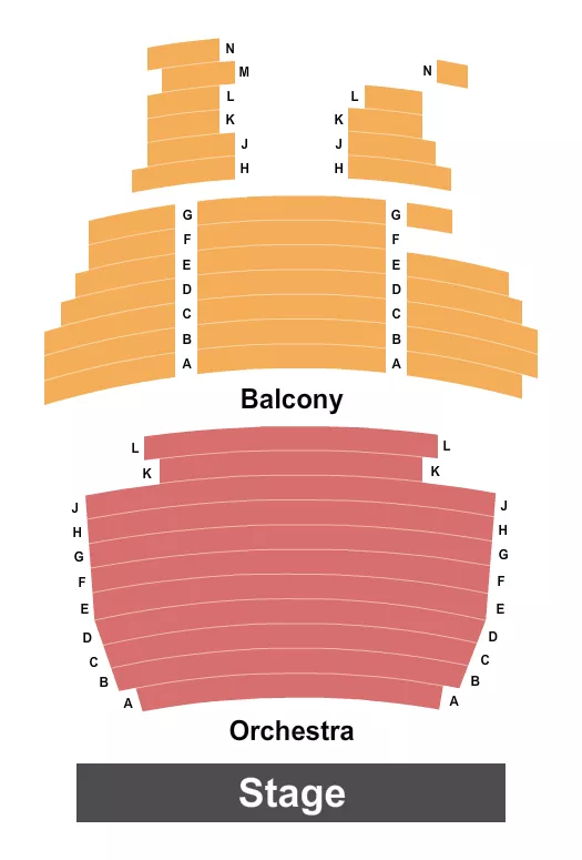 ENDSTAGE Seating Map Seating Chart