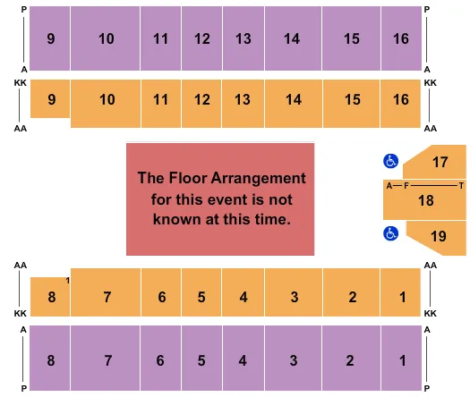 GENERIC FLOOR Seating Map Seating Chart