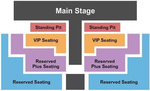 CONCERT Seating Map Seating Chart