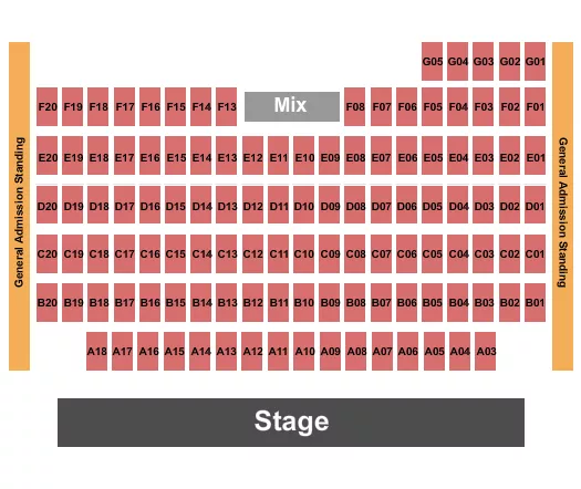 TABLES 4 Seating Map Seating Chart