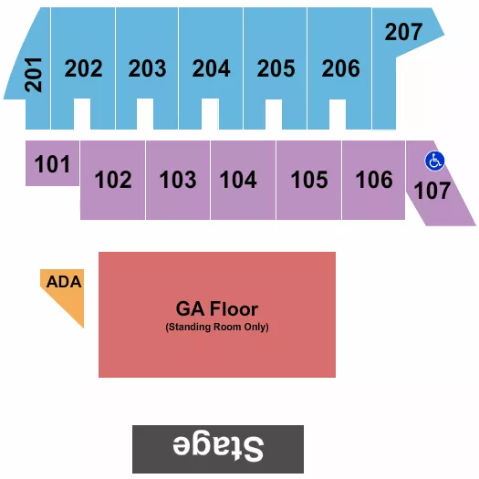SKILLET Seating Map Seating Chart
