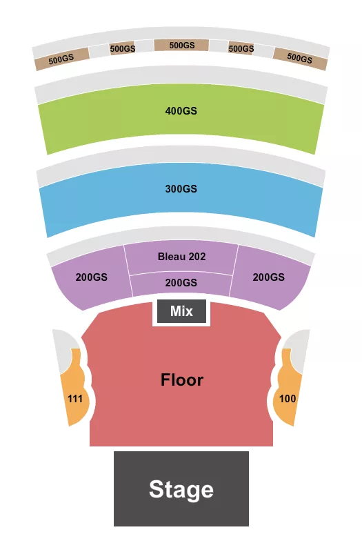 GA BY LEVEL Seating Map Seating Chart