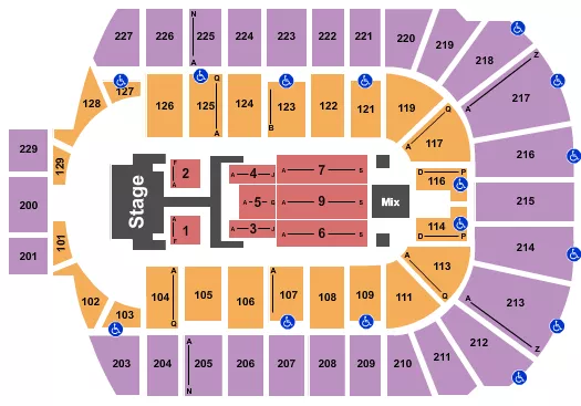 DUDE PERFECT Seating Map Seating Chart