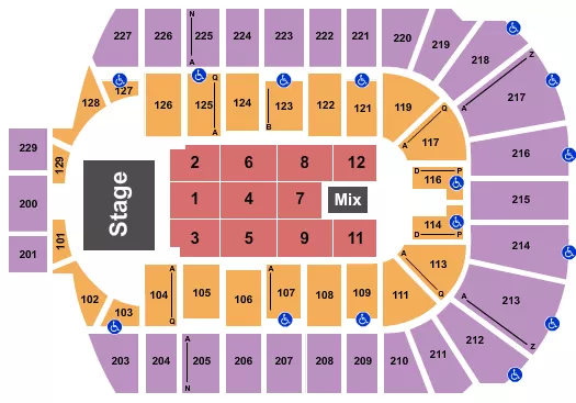 JOURNEY Seating Map Seating Chart