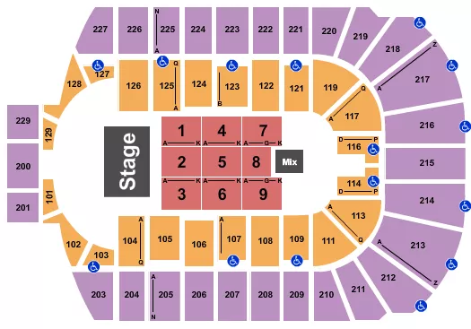 KEITH SWEAT Seating Map Seating Chart