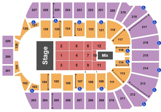 TSO 2 Seating Map Seating Chart