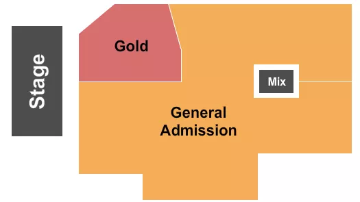ENDSTAGE GA GOLD Seating Map Seating Chart