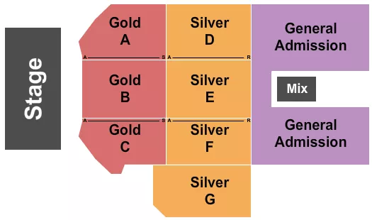 ENDSTAGE RSV GA Seating Map Seating Chart