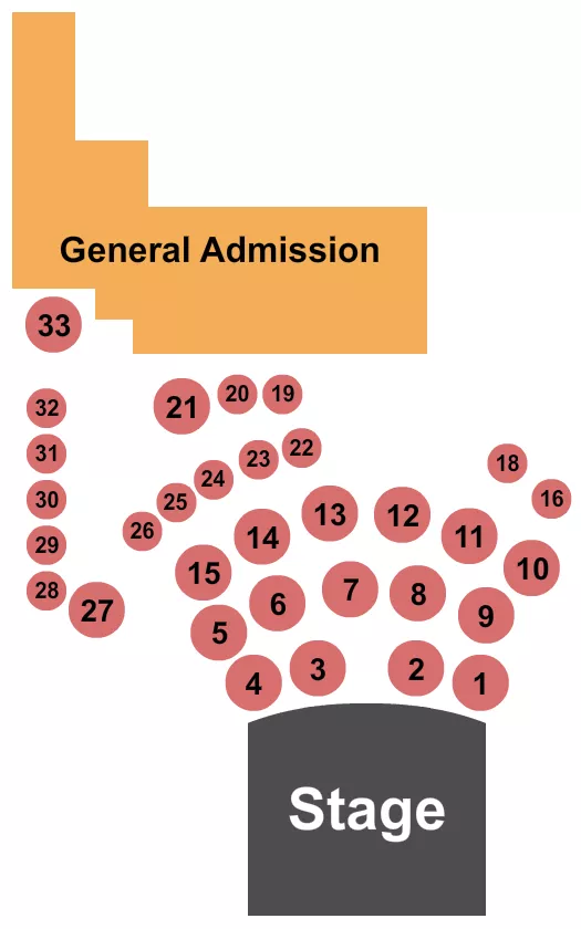 BRUNCH Seating Map Seating Chart