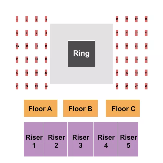 BRAWL Seating Map Seating Chart