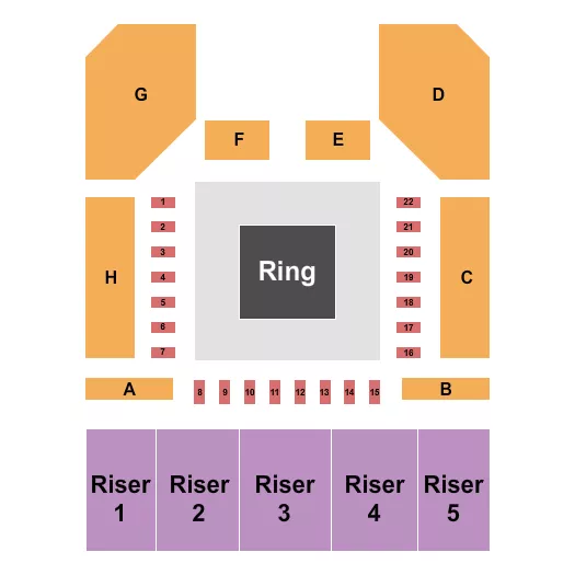 MMA Seating Map Seating Chart