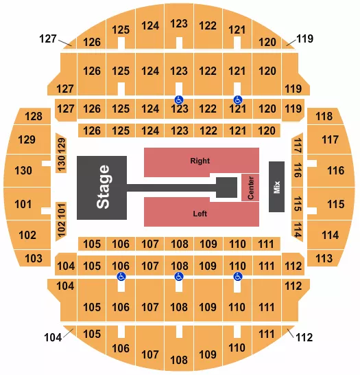ANUEL AA Seating Map Seating Chart
