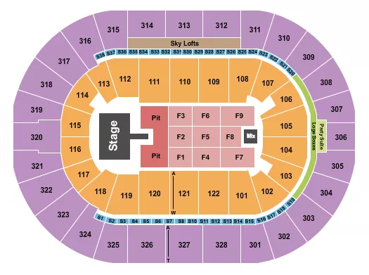 ELLA LANGLEY Seating Map Seating Chart