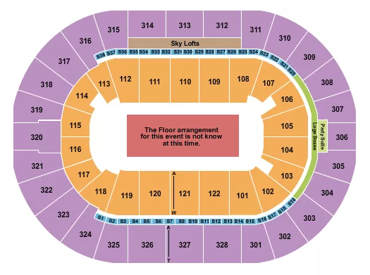 GENERIC FLOOR Seating Map Seating Chart