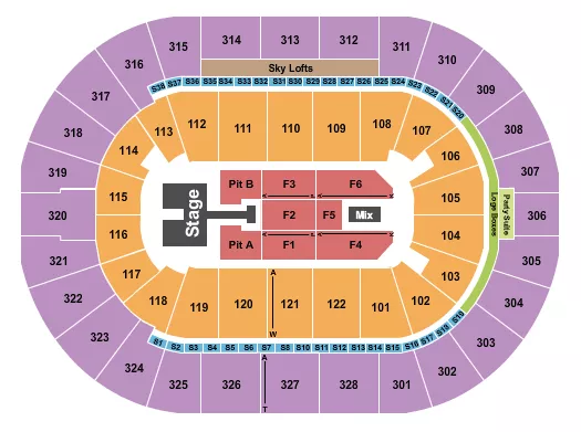 KELSEA BALLERINI Seating Map Seating Chart