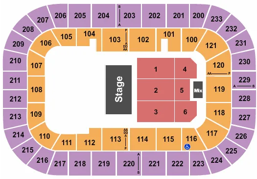 HALF HOUSE Seating Map Seating Chart