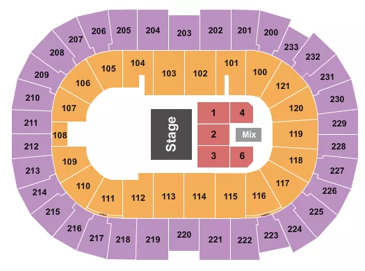 HALF HOUSE RSV Seating Map Seating Chart