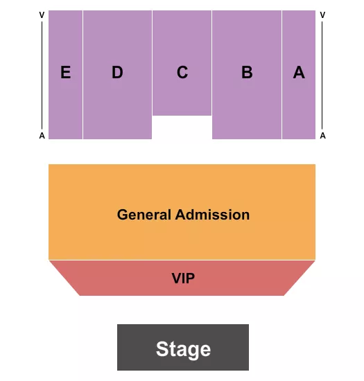 VIP GA RSV Seating Map Seating Chart