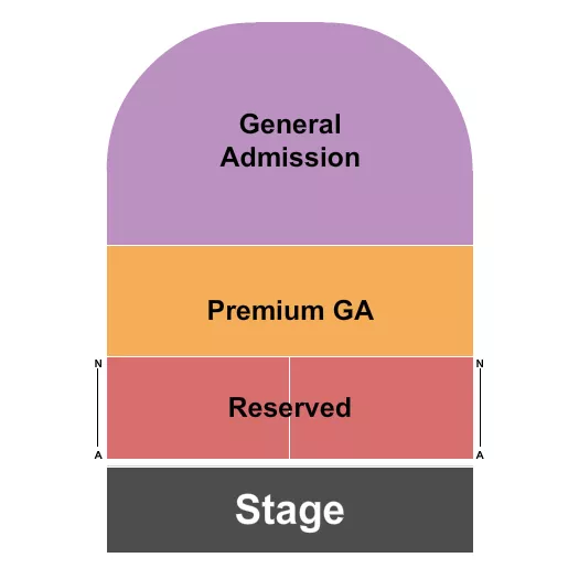 RESERVED GA 2 Seating Map Seating Chart