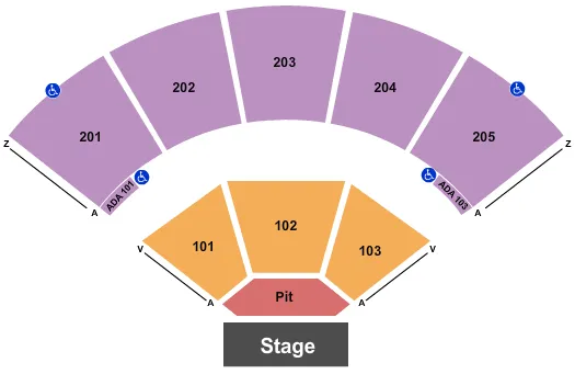 ENDSTAGE GA PIT 2 Seating Map Seating Chart